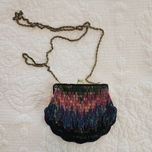 Multicolor Beaded Evening Bag